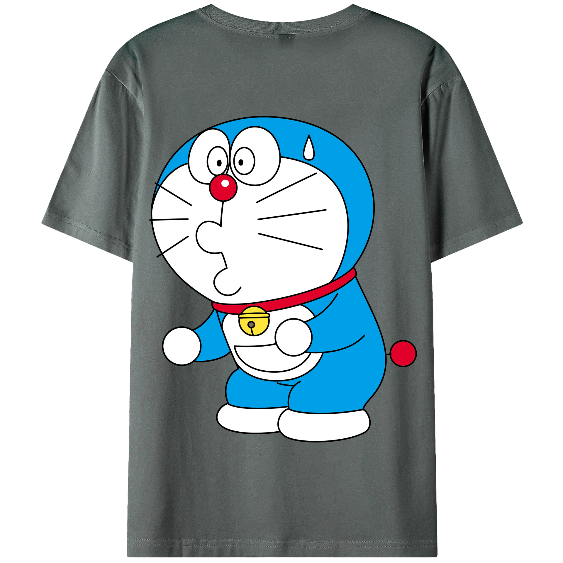 （画像用） ドラえもん Doraemon 綿100％半袖Tシャツ（背面プリント）